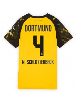Borussia Dortmund Nico Schlotterbeck #4 Replika Hemmakläder Dam 2025-26 Kortärmad